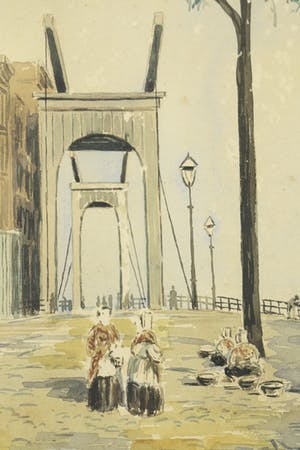 Willem Jansen - Prins Hendrikkade en Schreierstoren te Amsterdam kopen? Bied vanaf 25!