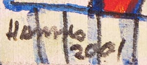 Hannes Kuiper - Acryl op doek, Zonder titel kopen? Bied vanaf 40!