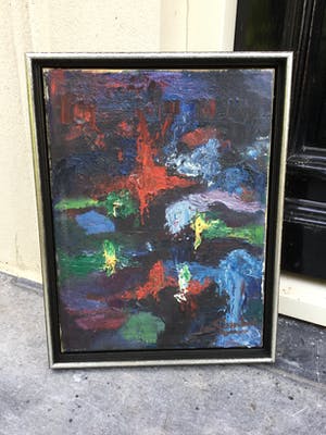 Jan Harmannus Lambeck - C4784-11, Abstracte voorstelling kopen? Bied vanaf 275!