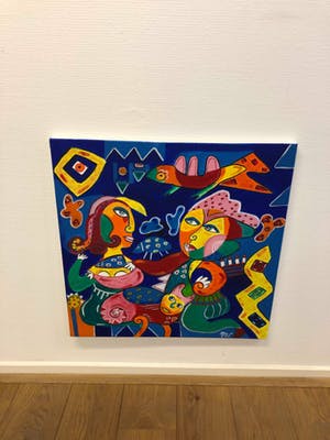 Maartje Wijngaarden - Schilderij met verschillende gezichten kopen? Bied vanaf 40!