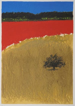 Carlo Mattioli - Zeefdruk/Reliëfdruk, Landschap kopen? Bied vanaf 60!