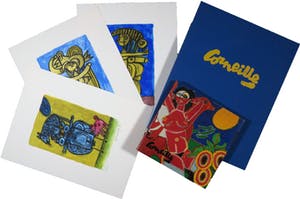 Corneille - Portfolio met drie zeefdruk, Het Oog van de Zomer kopen? Bied vanaf 1!