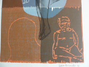 Judith Macrander - Houtsnede , zonder titel. kopen? Bied vanaf 40!