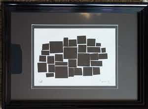 Siep van den Berg - Collage in zwart verkocht voor € 125!