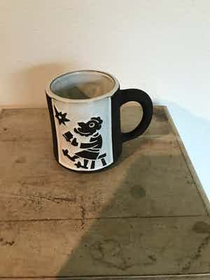 Potterie Ravelli - Beker verkocht voor € 1!