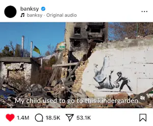 Banksy - FCK PTN! Banksy ingelijst - Complete set kopen? Bied vanaf 120!