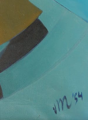 Eef van Maanen - Dansend paar - Olieverf 1954 kopen? Bied vanaf 1!