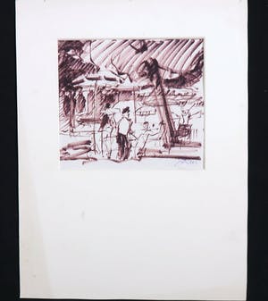 Franscz Witte - Lot van 5 originele werken kopen? Bied vanaf 45!