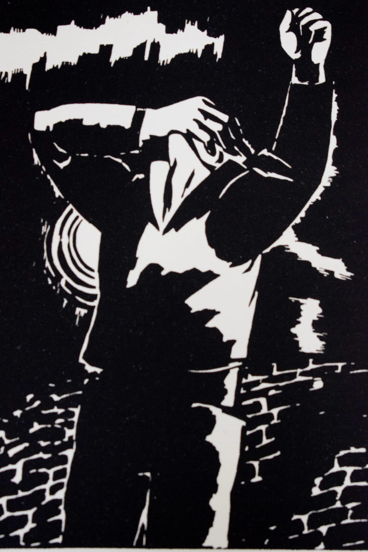 Frans Masereel - Houtgravure - Désespoir verkocht voor € 75!