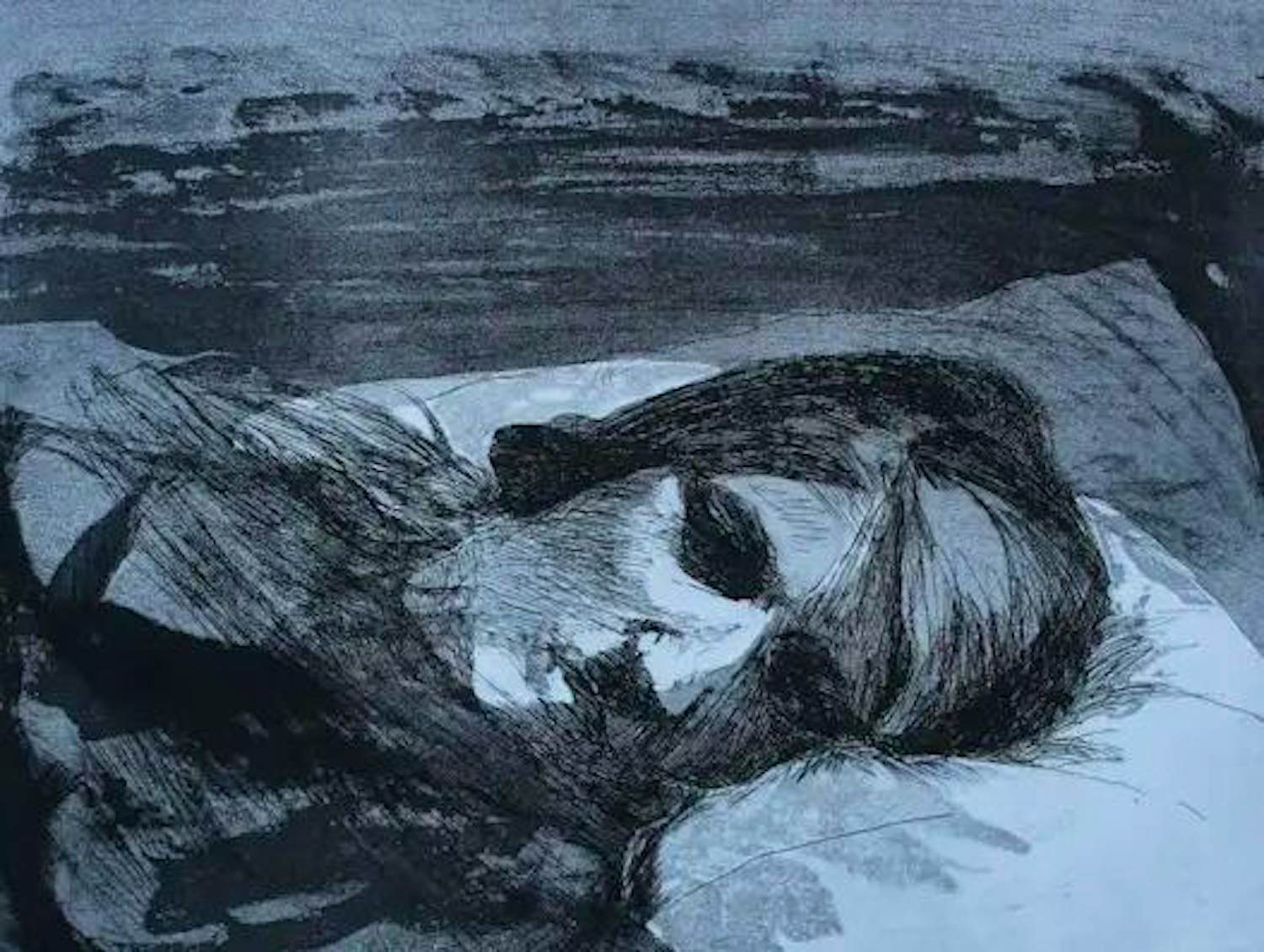 Jaap Hillenius - Ets: slapende vrouw kopen? Bied vanaf 39!