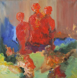 Marten Randa - Acryl op doek, Warm feelings - Ingelijst kopen? Bied vanaf 100!