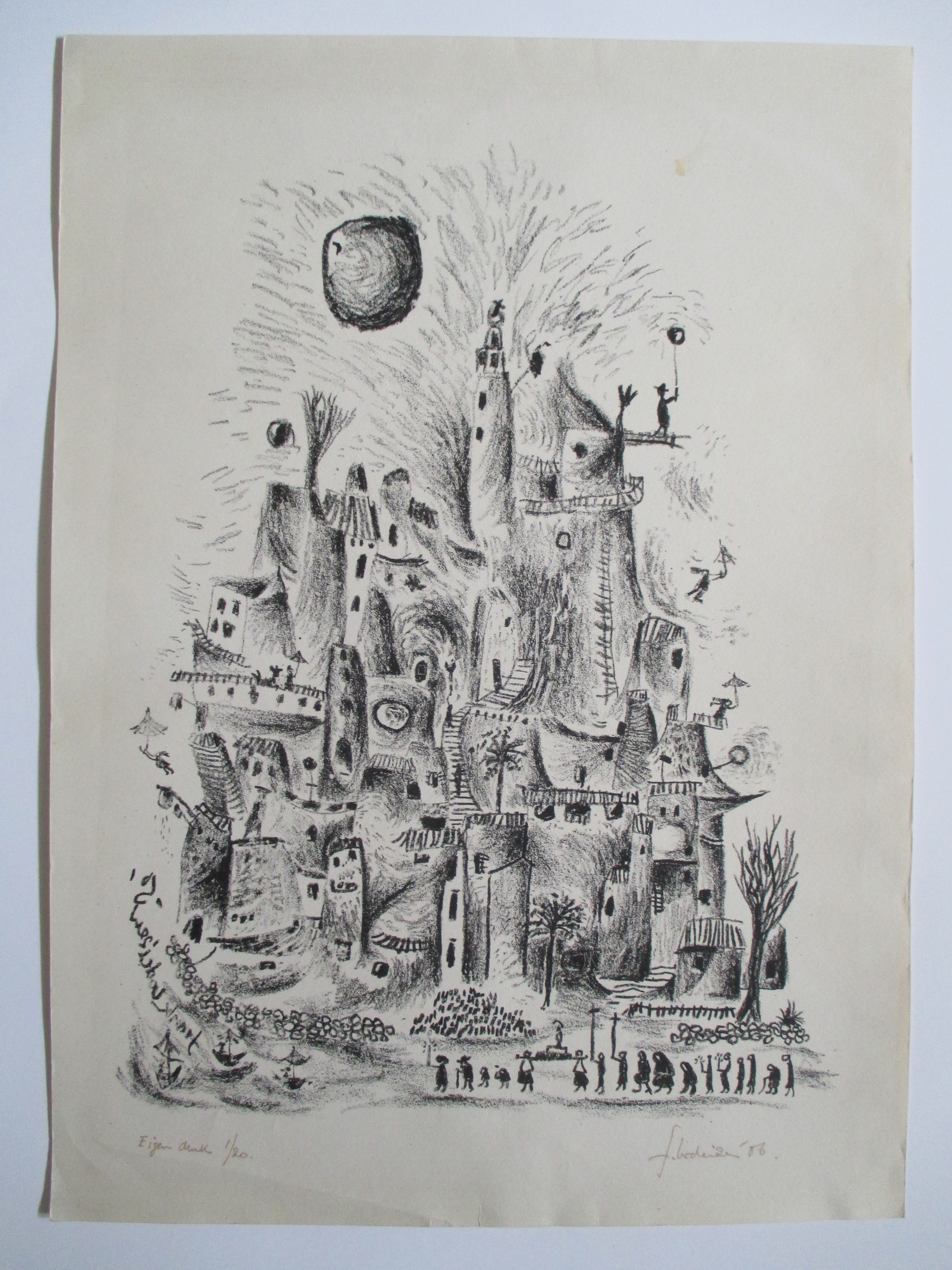Frank Lodeizen - litho, kleine oplage kopen? Bied vanaf 25!