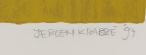 Jeroen Krabbe - Zeefdruk, Landschap kopen? Bied vanaf 35!