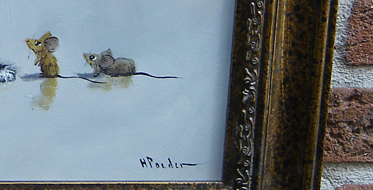 Henk Poeder - kitten met 3 bijdehante muisjes kopen? Bied vanaf 70!