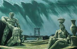 Carel Willink - litho: evenwicht der krachten - 1979 verkocht voor € 799!