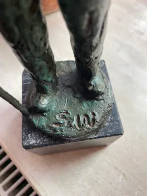 Siem Wardenaar - Set van 2 originele beelden kopen? Bied vanaf 250!