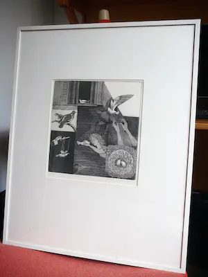 Hester de Beus - Vogels -ets 1985- kopen? Bied vanaf 35!