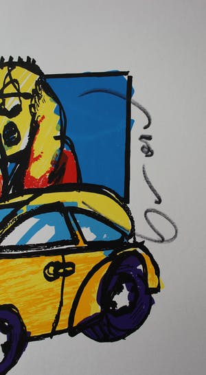 Herman Brood - zeefdruk: Beetle kopen? Bied vanaf 275!