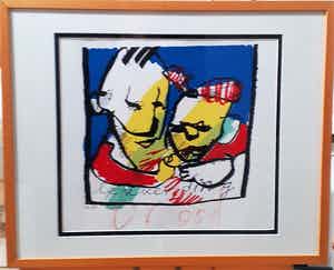 Herman Brood - Lekker Ding (fantastisch gelijst!) verkocht voor € 275!