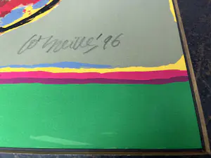 Corneille - Getiteld OISEAU, ingelijst met ontspiegeld glas kopen? Bied vanaf 445!