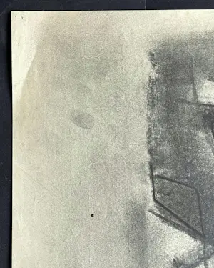 Silvin Bronkart - Prächtige und großformatige abstrakte Komposition aus dem Jahr 1953 kopen? Bied vanaf 800!