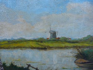 Roelof Wildeboer - Zomers Hollands landschap kopen? Bied vanaf 85!