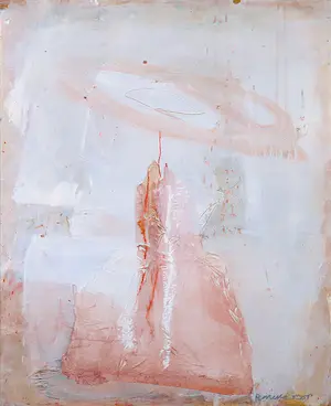 Rineke Kop - Acryl op paneel, Zonder titel - Ingelijst kopen? Bied vanaf 1!