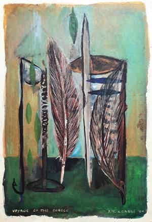 Jasper Krabbe - Voyage of the Beagle, zeefdruk verkocht voor € 95!