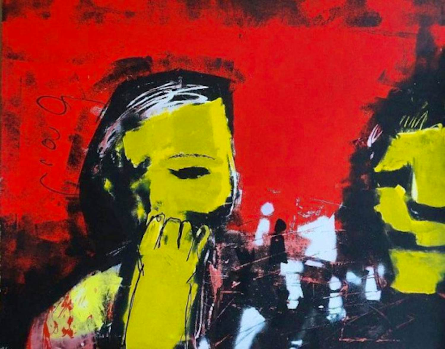 Herman Brood - Kleurenzeefdruk SCHAKERS Handgesigneerd kopen? Bied vanaf 329!