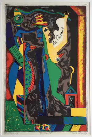 Cecile de Bruijn - Les Oiseaux | zeefdruk - ingelijst kopen? Bied vanaf 65!