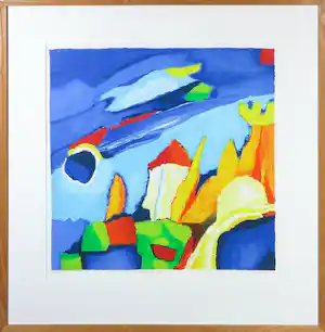 Saskia Bremer - Zeefdruk, Tower of David 1 - Ingelijst vendu pour 61€ !