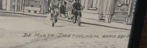 Niet of onleesbaar gesigneerd - C4157-3 - De markt Doetinchem anno 1910 kopen? Bied vanaf 1!