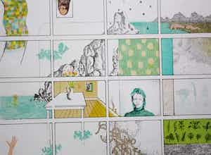 Theo Kley - Kleuren litho: 'Landschap' - 1972 verkocht voor € 35!