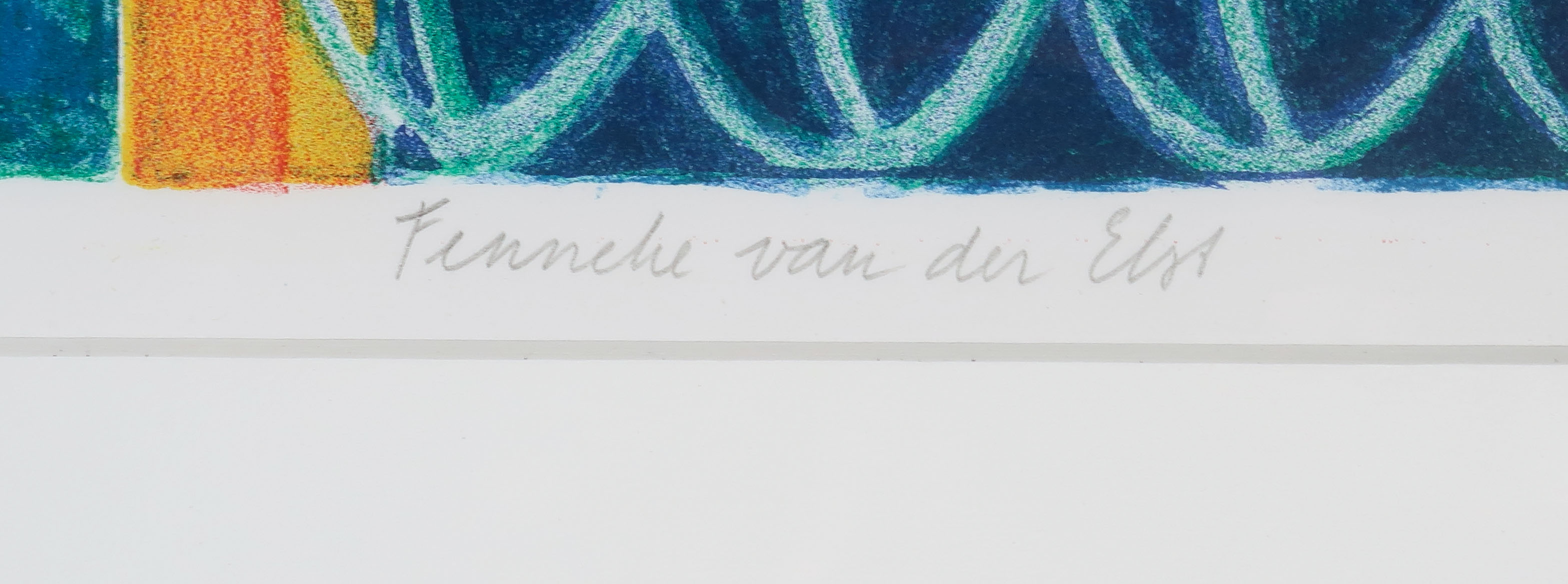 Fenneke van der Elst - Zeefdruk, Nilla Fiorita - Ingelijst (Groot) kopen? Bied vanaf 35!