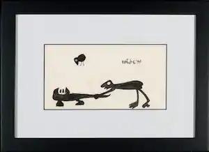 Jan Roede - Inkttekening, Zonder titel verkauft für € 150!