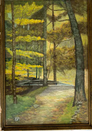 Johannes van Lingen - Bospaadje in Hollandsche Rading kopen? Bied vanaf 75!