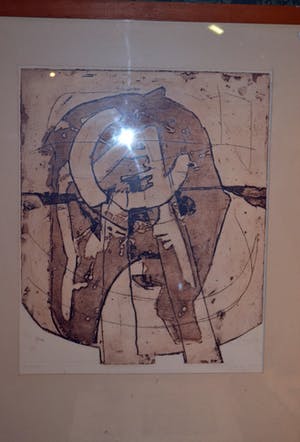 Cees Kortlang - ets, abstract kopen? Bied vanaf 65!