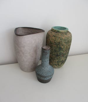 Potterie Ravelli - 3 stuks design vaasjes kopen? Bied vanaf 15!