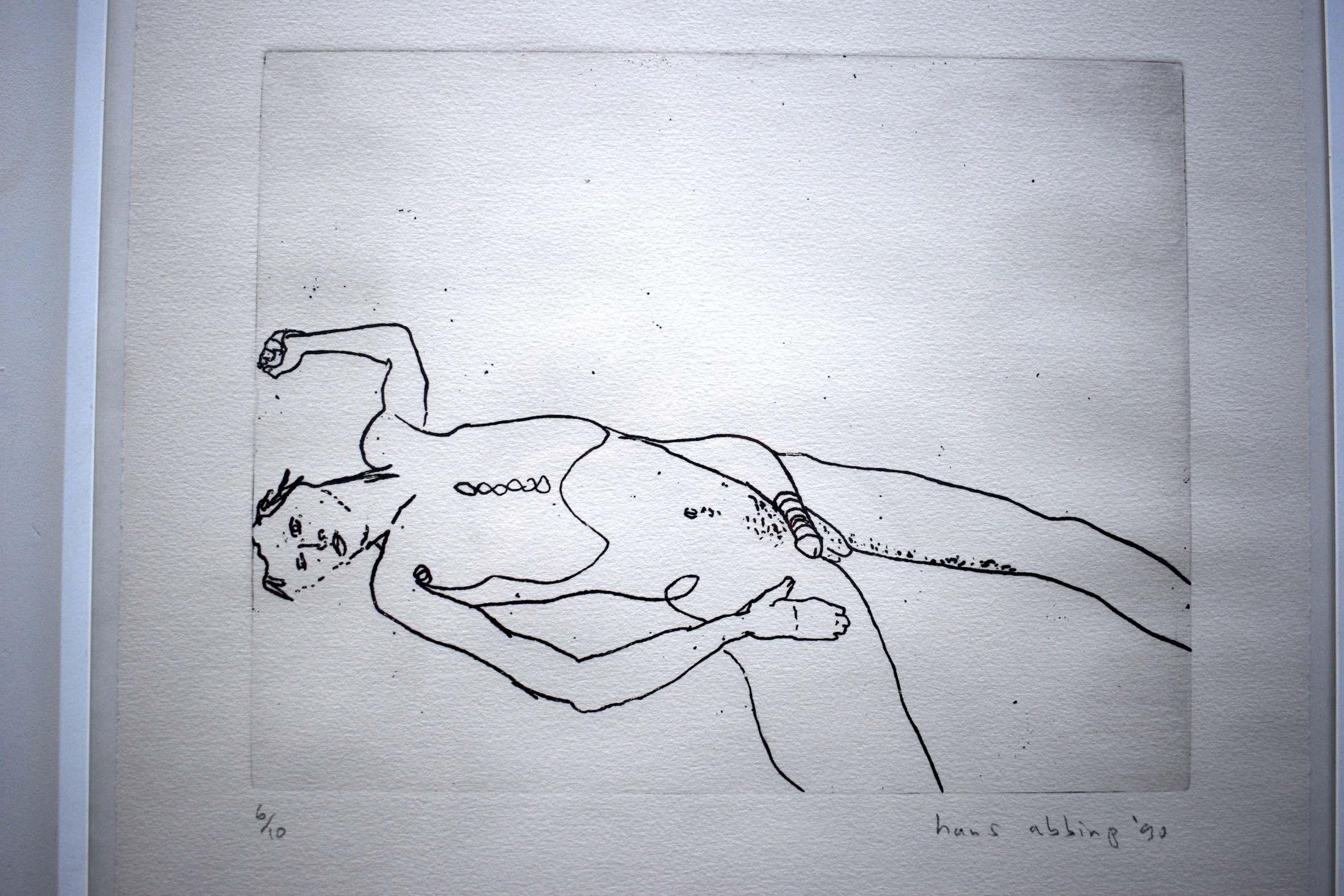 Hans Abbing - Hans Abbing: Ets, Ingelijst kopen? Bied vanaf 60!