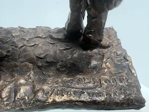 Maria Klinkenberg - Sculptuur | 'Scheepsjager Wildervank' | 1989 kopen? Bied vanaf 1!