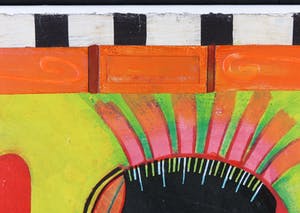 Clemens Briels - Gemengde techniek op papier (bevestigd op doek), La emperatriz de la mar (Groot) kopen? Bied vanaf 250!