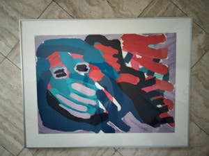 Karel Appel - another blue head again kopen? Bied vanaf 1!