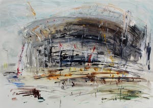 Hans Hellingwerf - gemengde techniek: Johan Cruijff arena, Amsterdam kopen? Bied vanaf 75!