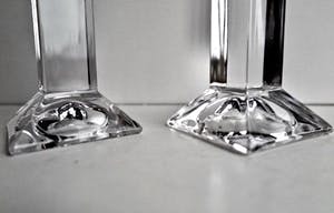 Villeroy en Boch - Set van 2 design Kandelaars - loodkristal - Gratis Verzending binnen Nederland kopen? Bied vanaf 50!