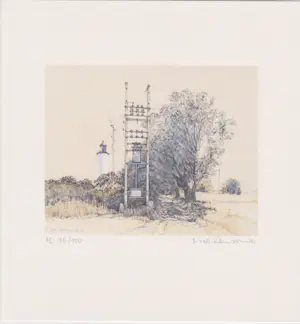 Manfred Bockelmann - e.a: vier handgesigneerde zeefdrukken: Landschappen kopen? Bied vanaf 29!