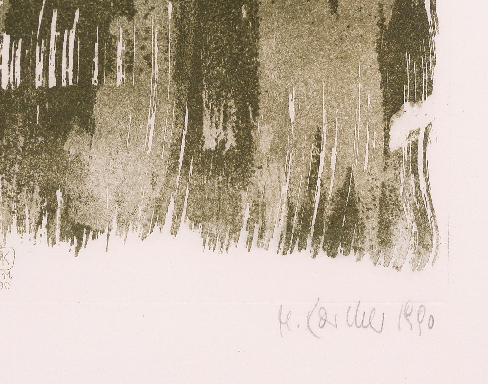 Manfred Karcher - Aquatint, Landschap - Ingelijst kopen? Bied vanaf 1!