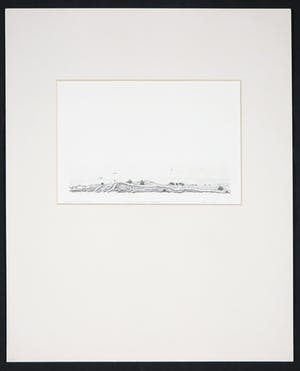 Jan van Winkel - Ets, Vijfde duinets Vlieland kopen? Bied vanaf 10!