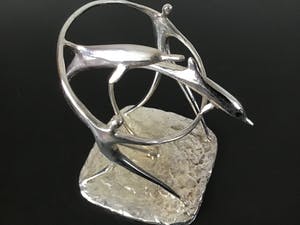 Corry Ammerlaan - Verzilverde Dolfijnen. kopen? Bied vanaf 1!