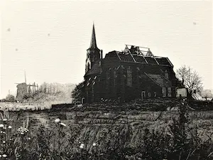 Simon Koene - Groot Hollands landschap kopen? Bied vanaf 135!