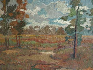 Harry van Kruiningen - Olieverf op doek , Landschap – gesigneerd – ca. 1935 kopen? Bied vanaf 1150!